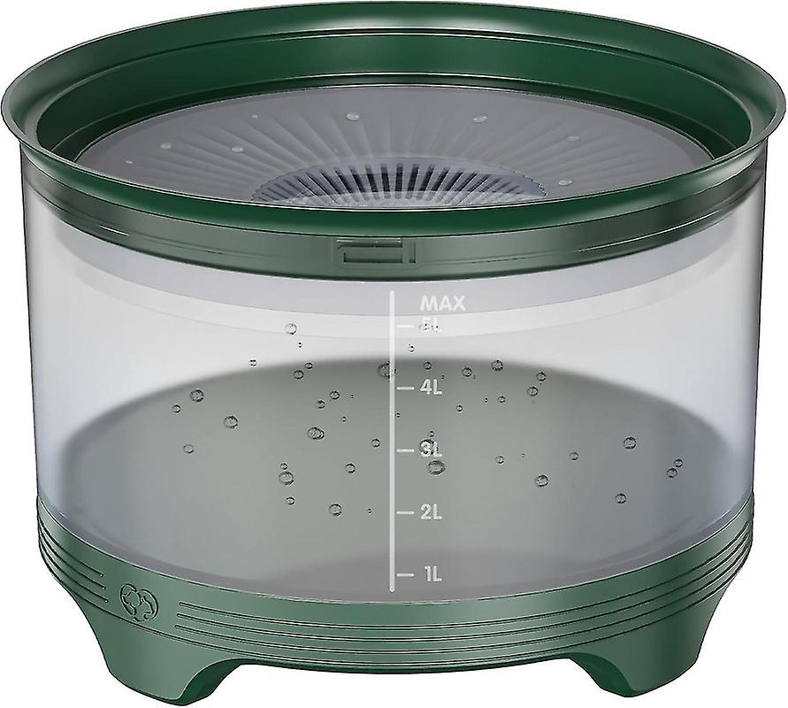 5,5-Liter-Hundewassernapf, Wassernapf mit großem Fassungsvermögen für große Hunde, spritzwassergeschützter langsamer Wasserzufuhr