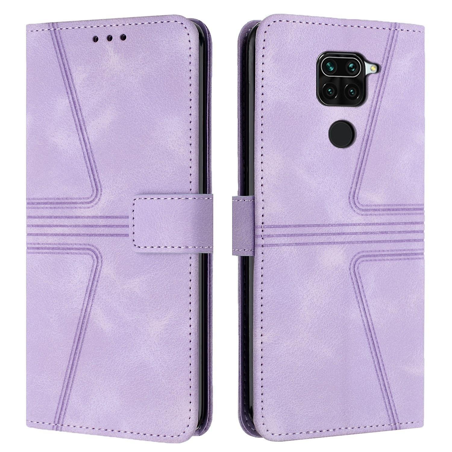 Funda de cuero triangular para Xiaomi Redmi Note 9