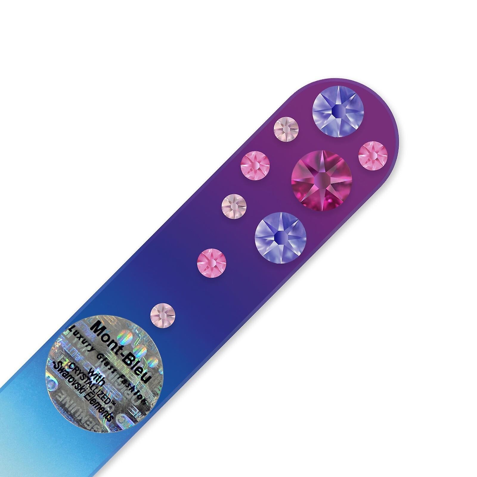 Mini crystal nail file WC-S - Fuchsia - Tanzanite