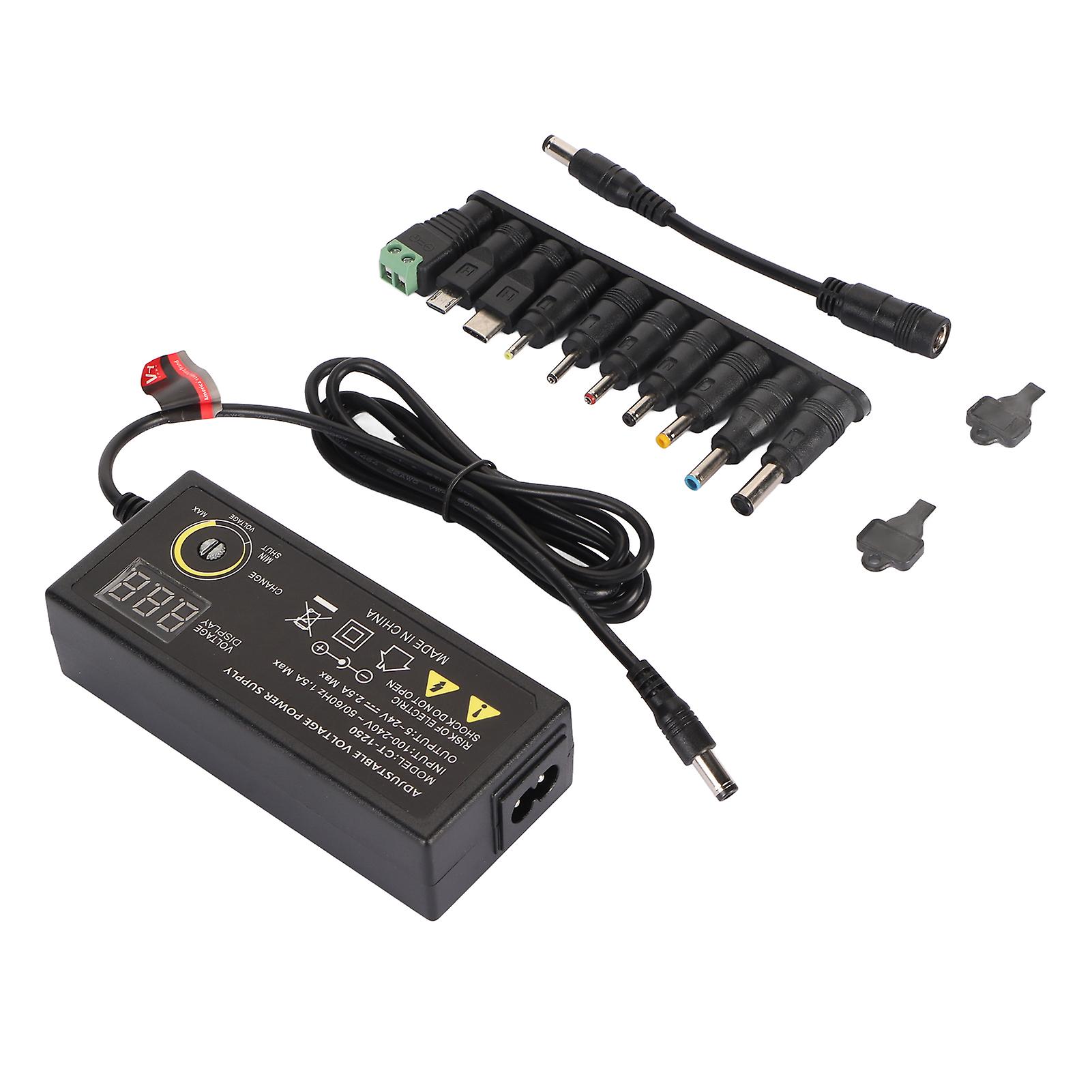 60W Adjustable Universal Power Supply DC 5V-24V Switching Adapter