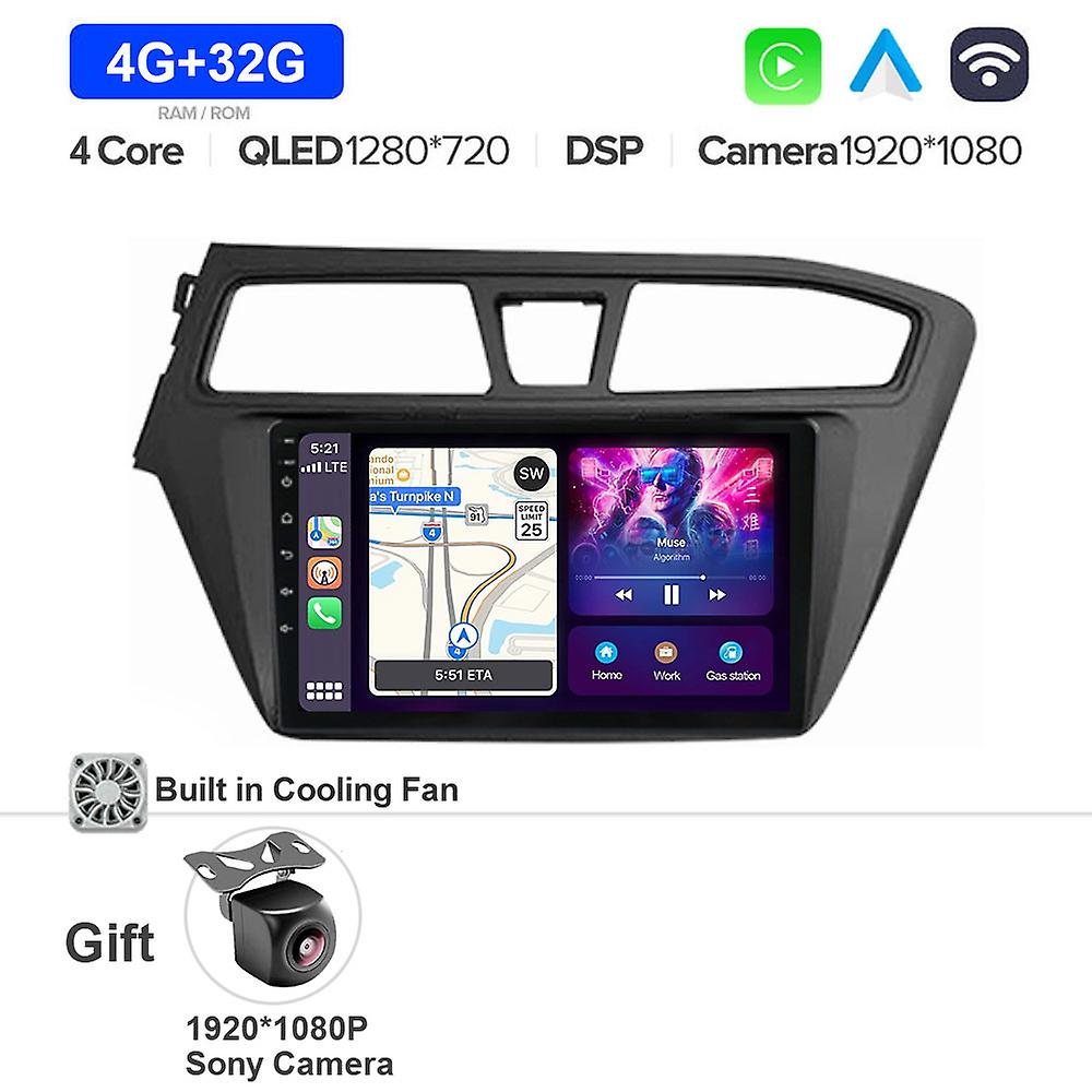 Android 13 Car Radio Stereo For Hyundai I20 2 Ii Gb 2014 - 2018 Left Hand Multimedia Player Navigation Autoradio Gps Head Unit