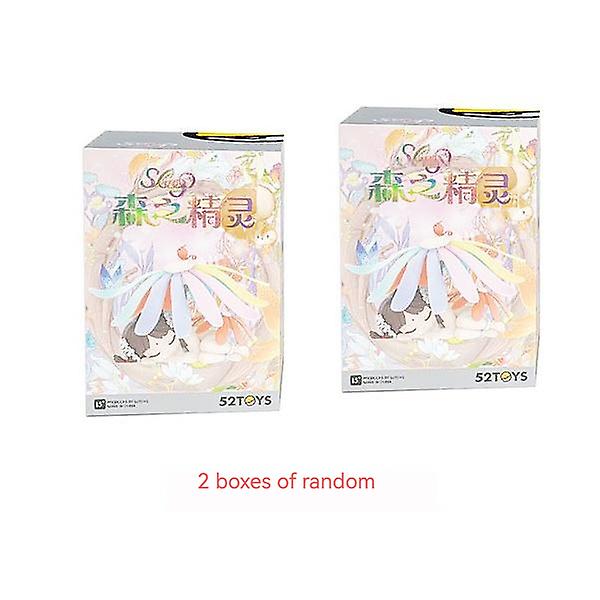 Beautiful Healing Series Sleep Forest Elf Blind Box Fallen Leaves Colorful Butterflies Seven Colors Fire Fox Horn Deer By Hand