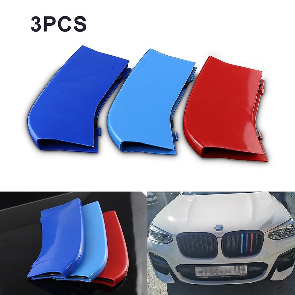 3ks / sada Ozdobné lišty přední mřížky automobilu pro bmw x5 f15 2014-2018,x6 f16 2015-2016 Dekorativní díly grilu Performance Style