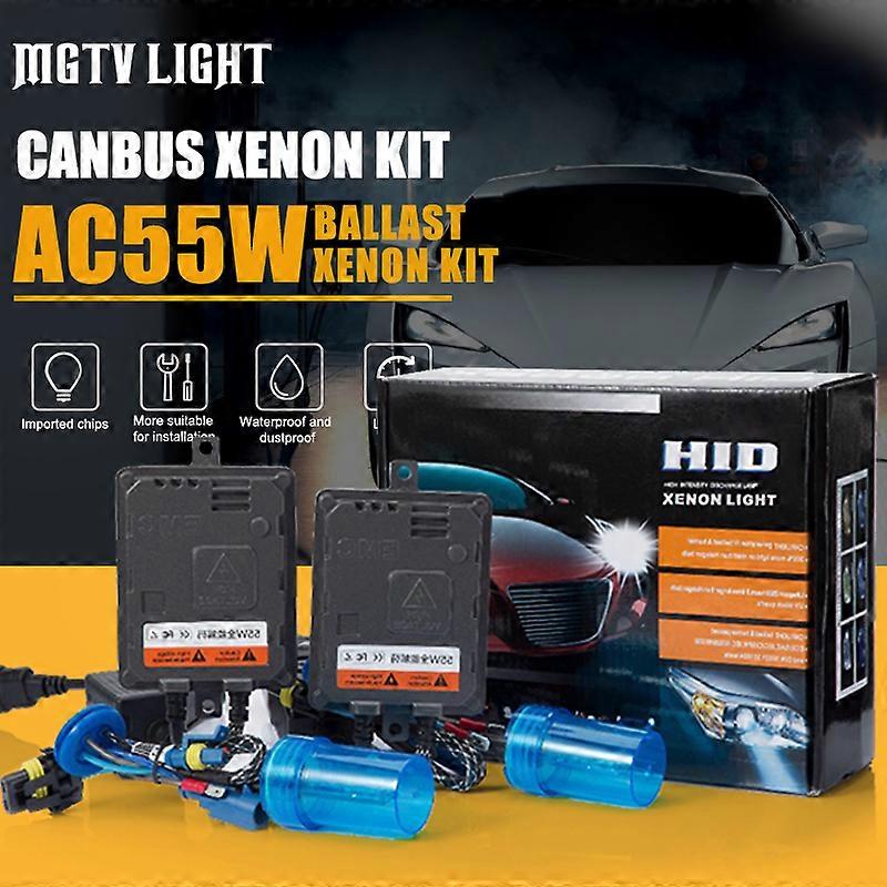 55W HID Car Xenon light Kit Canbus Error Canceller Quick Start H1 H4 H7 H11 9012 D2H Head Fog Digital AC Ballast Reactor