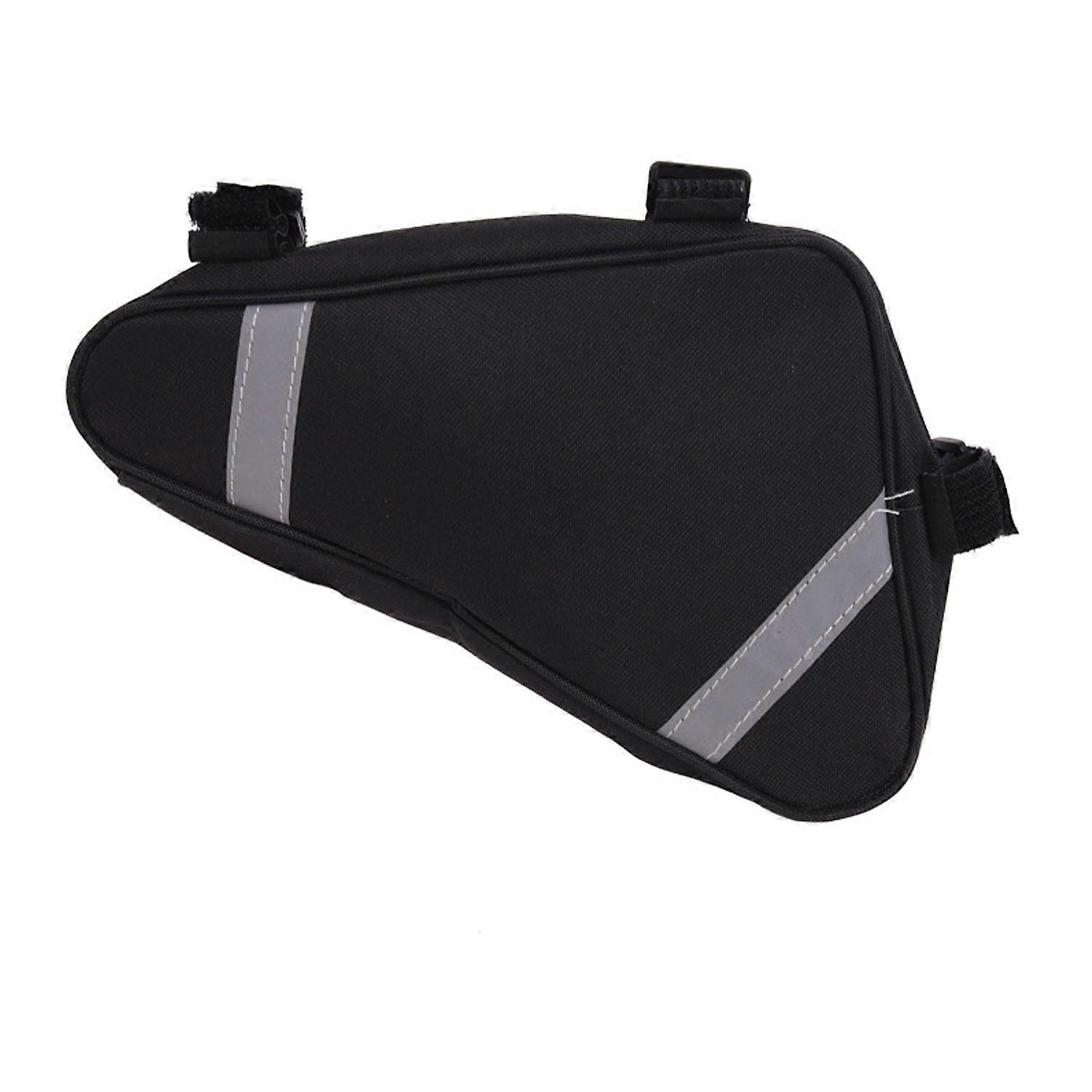 Gray mountain bike bag, triangle bag