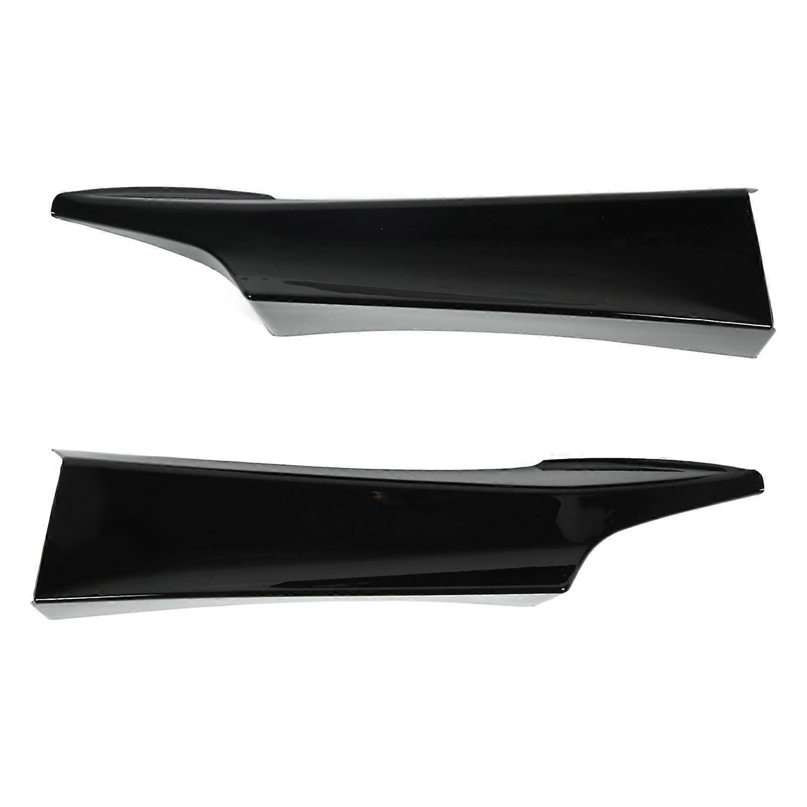 2 Pcs Front Bumper Lip Spoiler Kit Glossy Black Side Splitter Diffuser for 1 Series F20 F21 PreFacelift LCI M Sport 20122015 E2U911