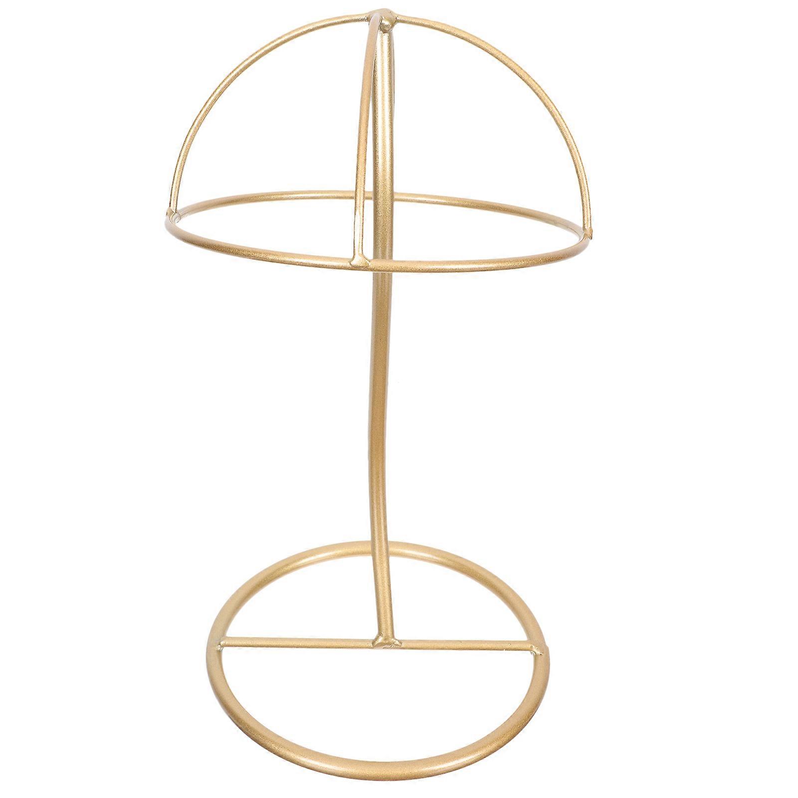 Black Hats Men Jewelry Displaying Rack Single Hat Display Wig Head Stand Hat Display Shelf