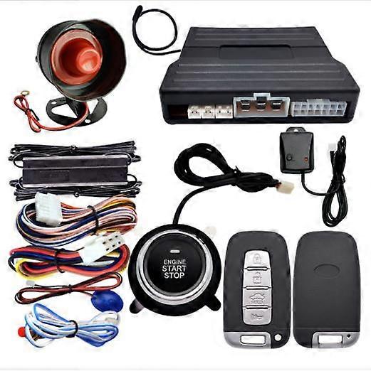 Rétrofit One-key Start Pke Keyless Entry Remote Ignition System 12v Antivol Dispositif Antivol