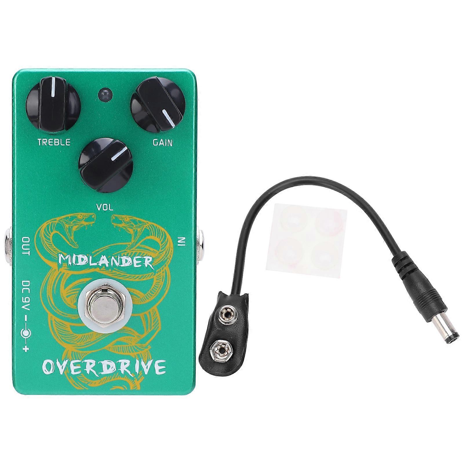 Pedał Overdrive Gitara elektryczna True Bypass Effect Akcesoria do instrumentów muzycznych