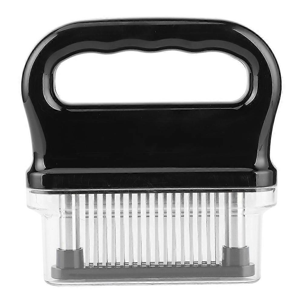 Black 48‑Needles Meat Beaf Steak Tenderizer Tool With Handle Kitchen Cooking Accessory