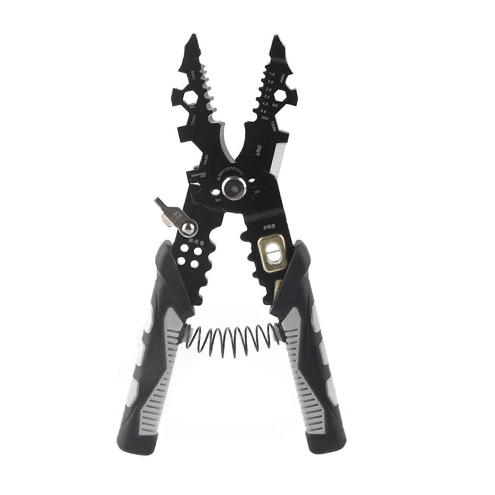 Multifunctional Cable Wire Stripper Cutter Industrial High Hardness Wire Stripping Tool For Electricians