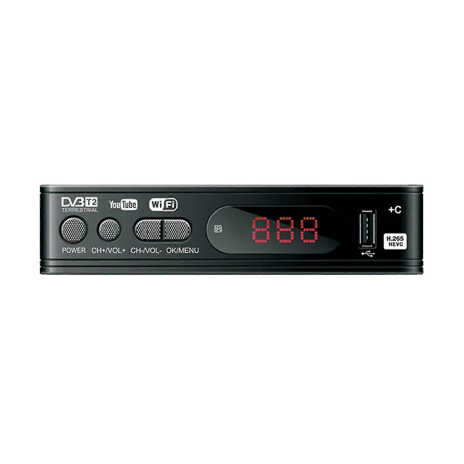Digital Converter H.265 Dvb-t2 Multi Language Hd 1080p Decorder Game Tuner Video Home Theater Tv Box Set Top Usb2.0 Wifi Pvr Epg