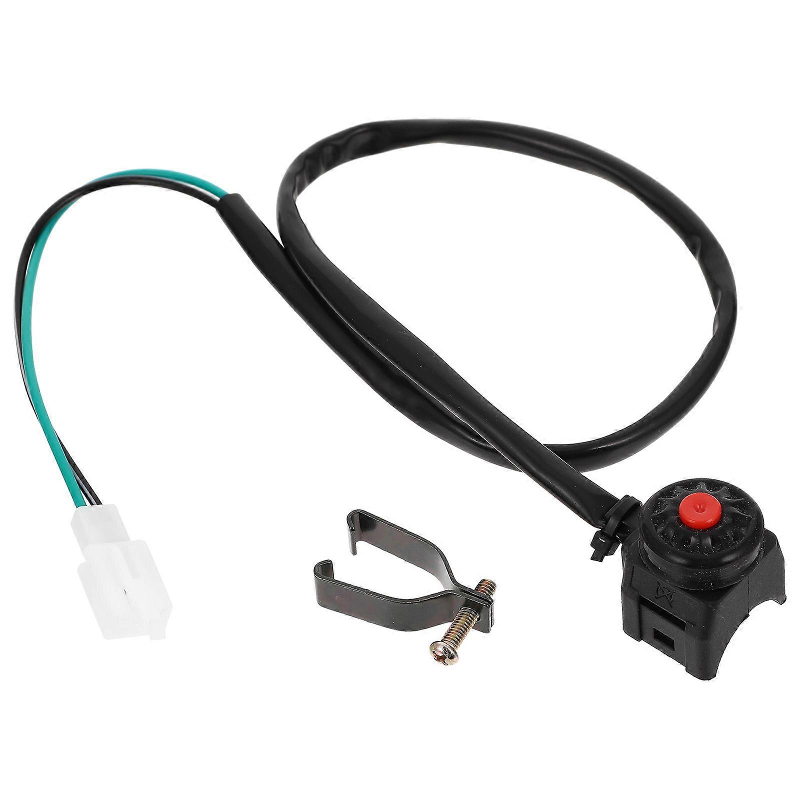 Universal Motorbike Handlebar Motorcycle Kill Stop Horn Button