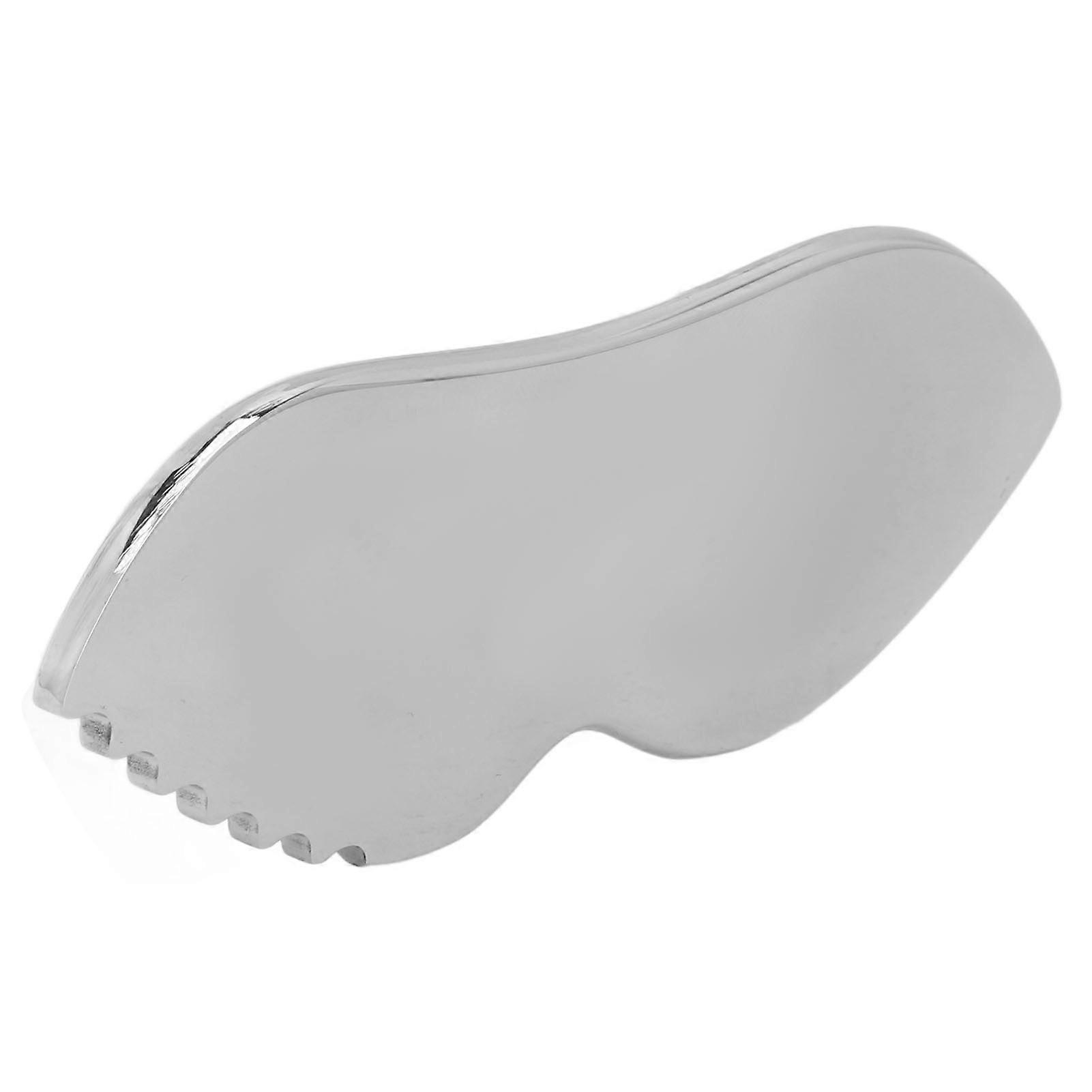 Gua Sha Massage Board Comb Edge 304 Stainless Steel Smoother Surfaces Gua Sha Tool for Soft Tissue Pain Relief Body Care