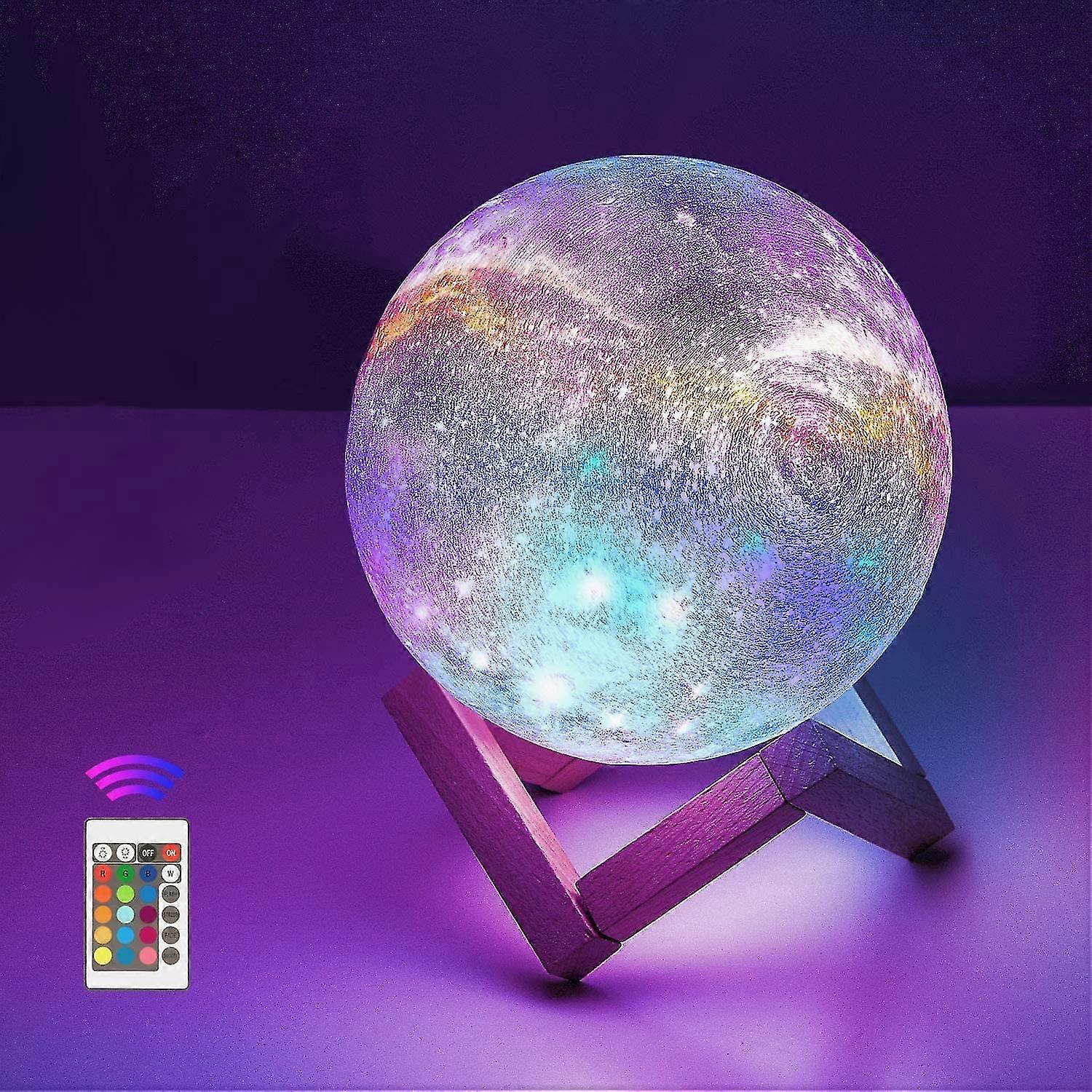 Moon Lamp - 18 Cm Large Moon Lamp Night Light With Dimmable Colours