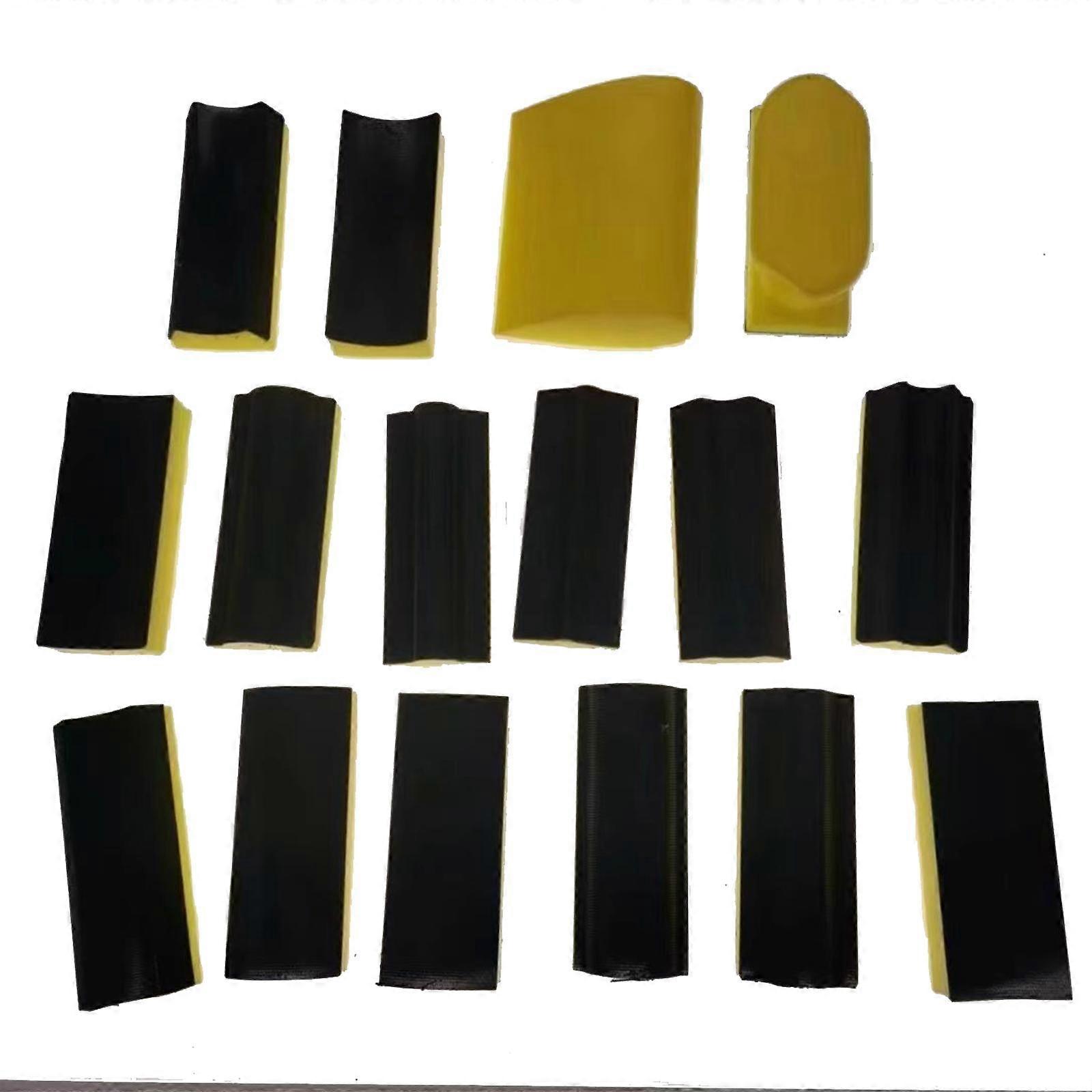16 Pieces Hand Sanding Block Set Sander Block for Auto Repair and Paint