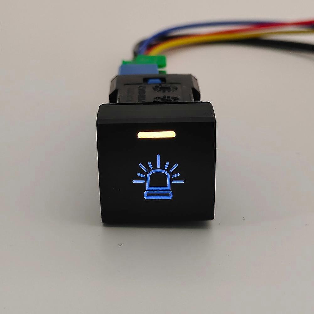 Car LED Light Steering Wheel Heating Rearview Mirror Control Switch Button For Toyota Camry Corolla 2018 Rav4 2019 2020