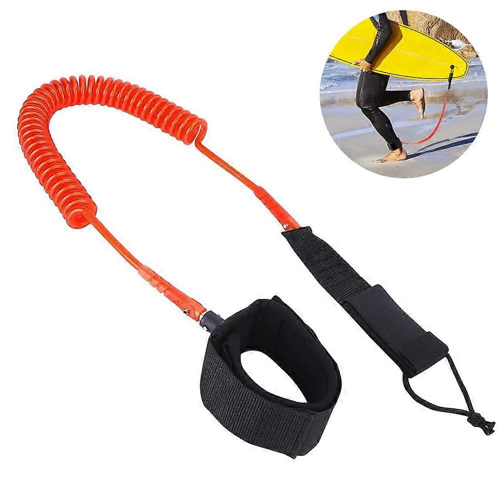 PIAO Coiled SUP Leash  Premium Design for Flat & Open Water Stand Up Paddle Board