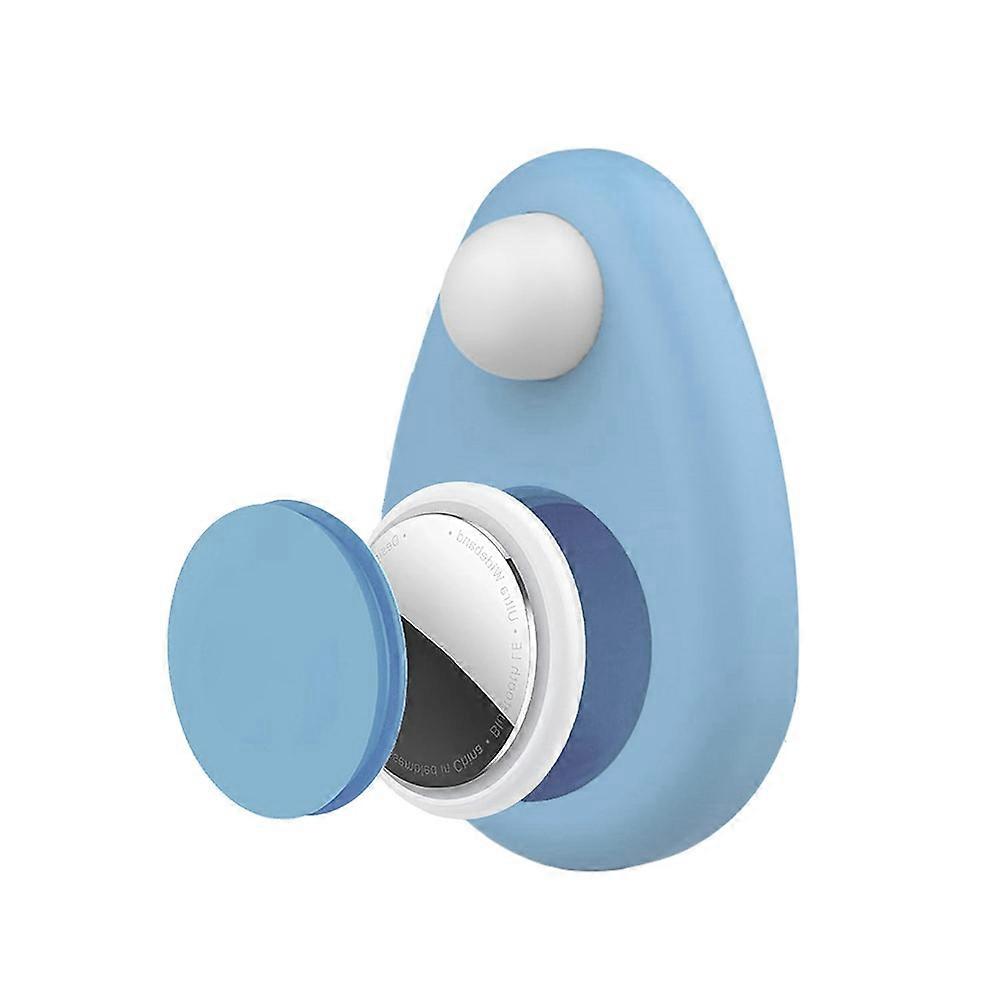 Kids Silicone Waterproof Holder for Hidden GPS Tracker Case with Pin Blue