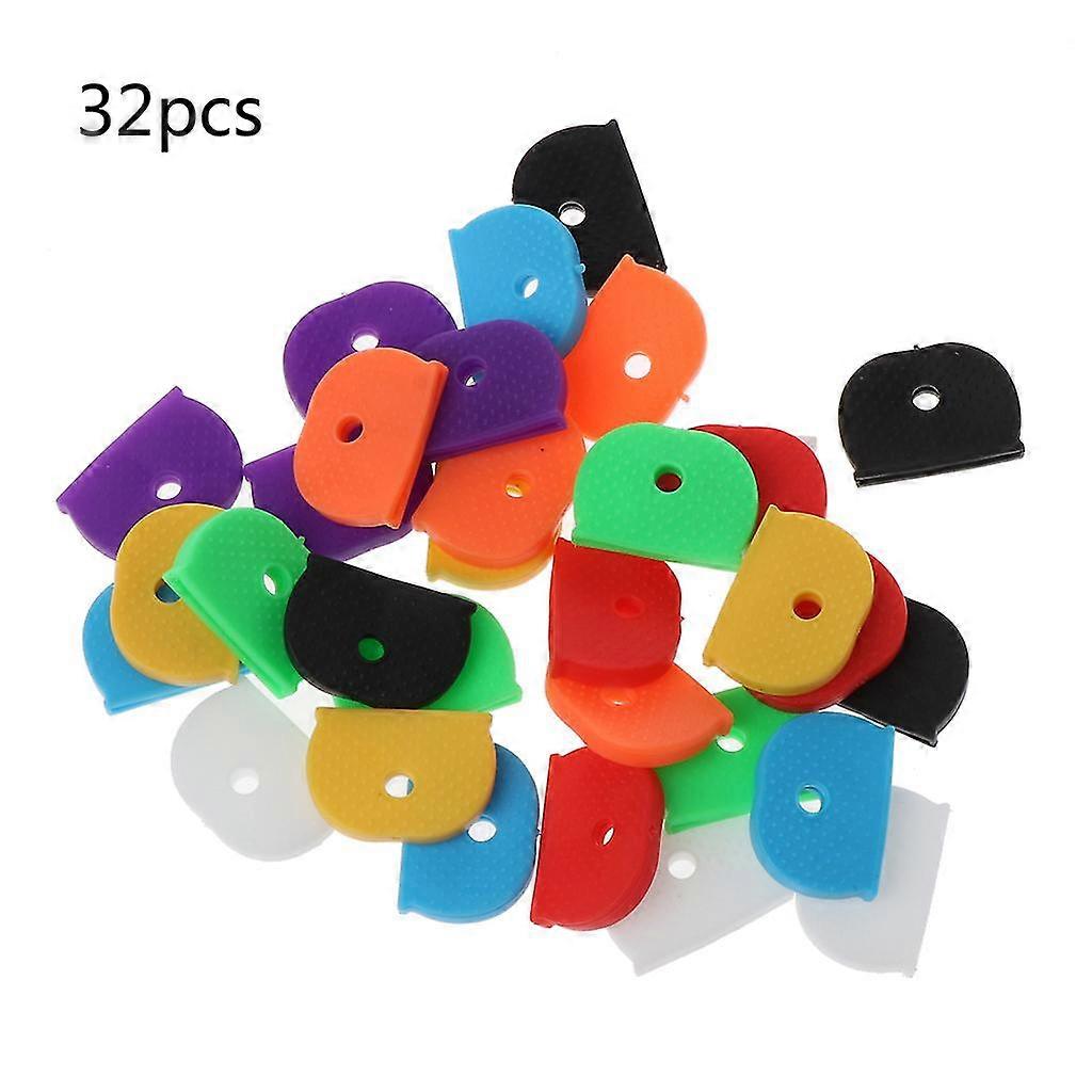 32 Pieces For Key Identifier Cover 8-color For Key Cap Topper For House For Key