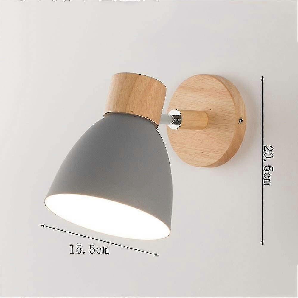 Nordic Metal Iron Macaron Bedroom Bedside Wall Lamp Wall Sconce Light