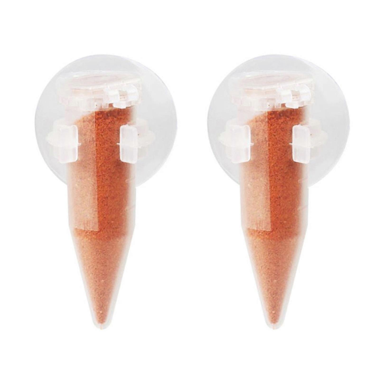 2pcs Fish Tank Clear Red Worm Easy Install Brine Shrimp Feeder With