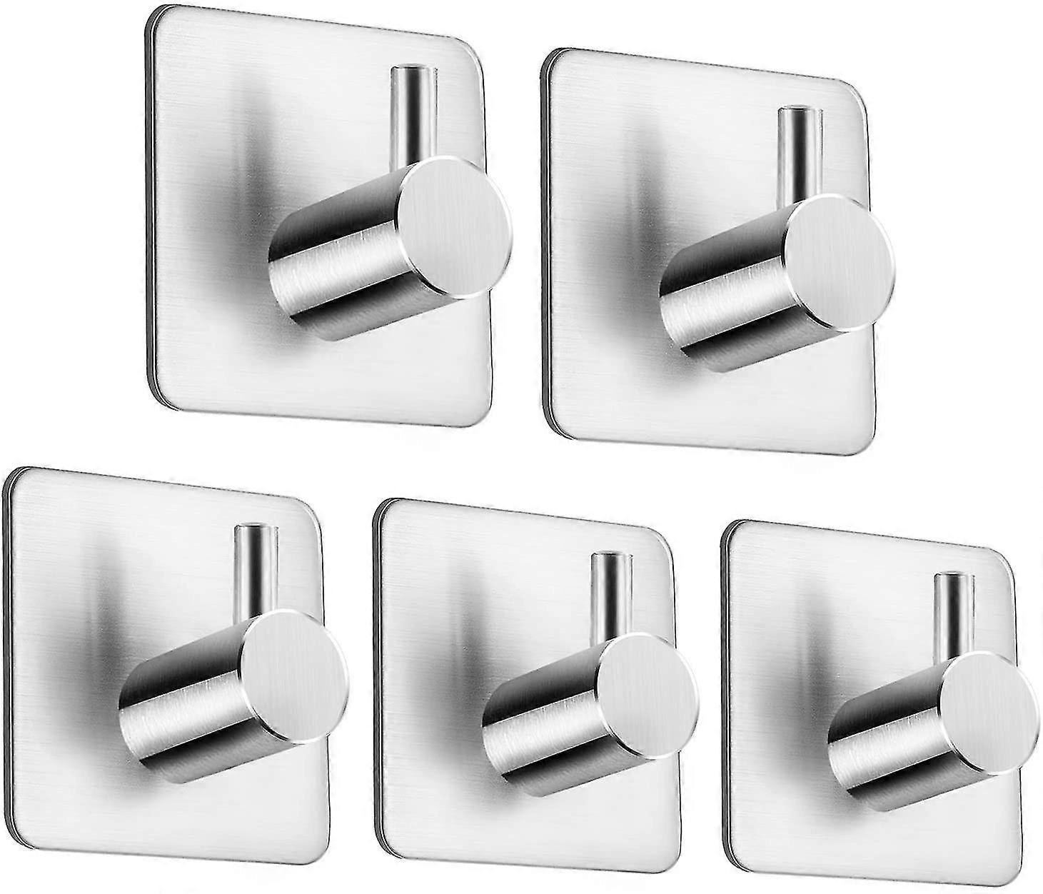 Towel Hooks / Hooks Self-adhesive - Adhesive Hooks Stainless Steel Wall Hooks Without Drilling Towel
