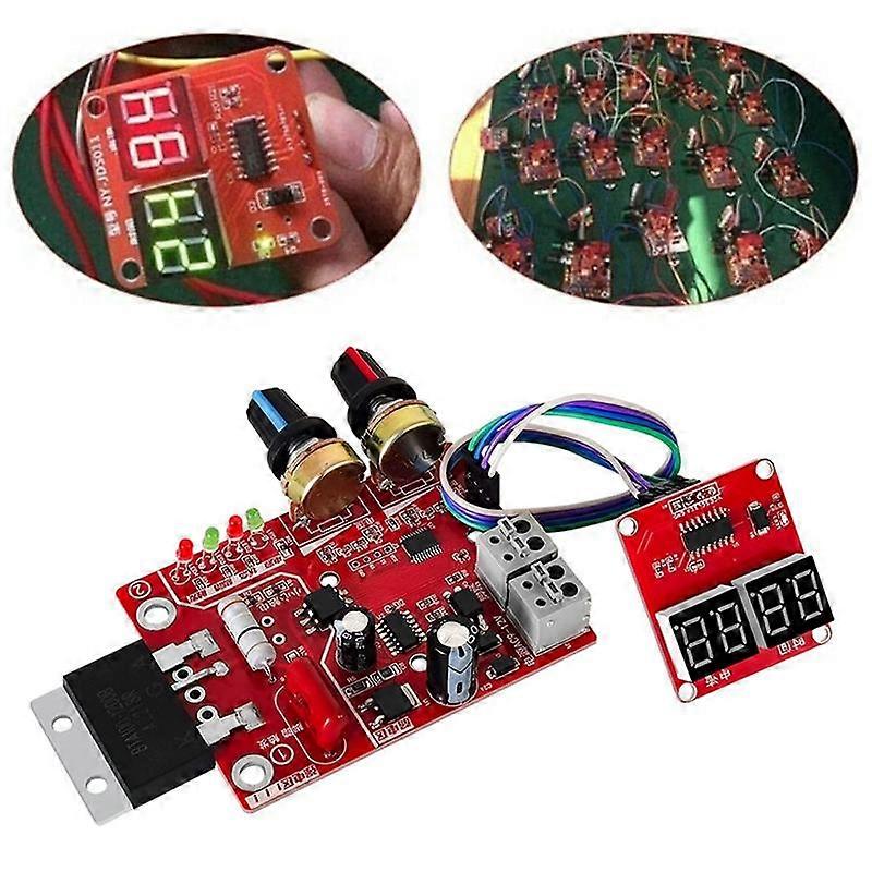 -D01 Spot Welding Machine Control Board Regulating Time and Current Digital Display DIY Control Boa