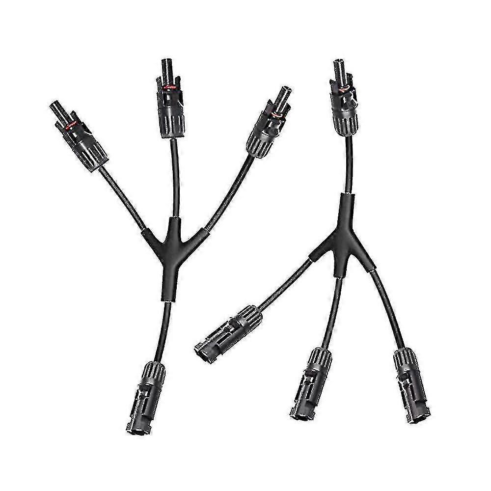Y Branch Solar Connectors Solar Panel Parallel Adapter 1 Pair Splitter Solar Cable Wire Plug Tool K