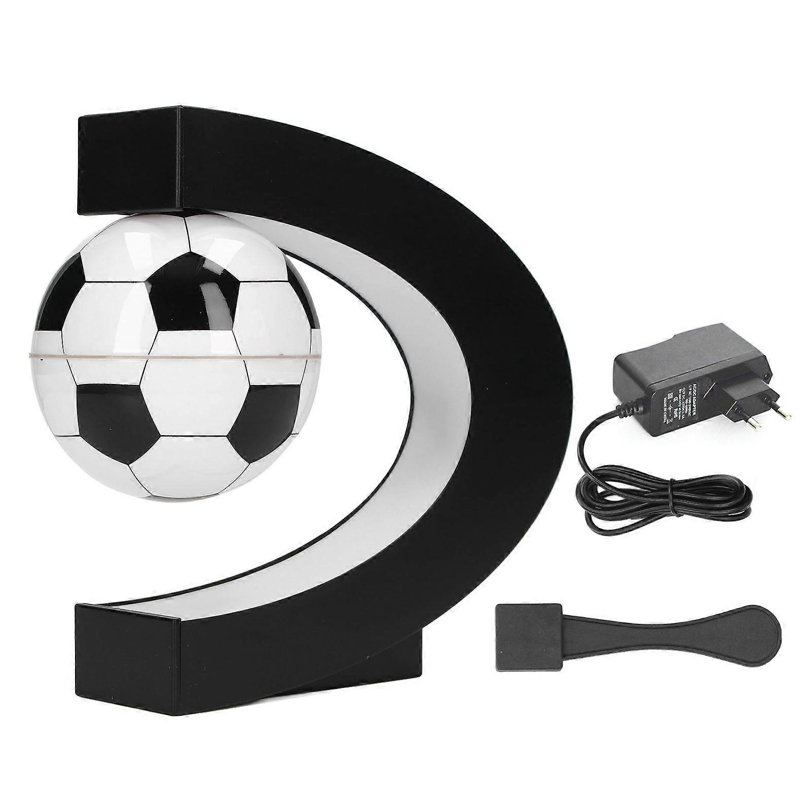 Magnetic Levitation Soccer with C Shape Base for Kids Magnetic Float Low Friction Levitating Soccer for Birthday 100240V EU Plug