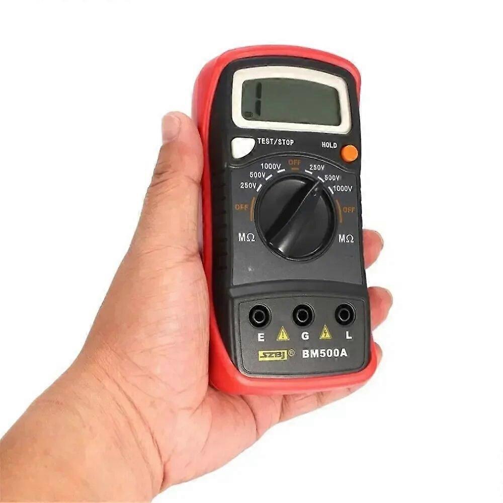 Auto Meter Voltmeter Insulation Range Indication Digital Multimeter Tester LED Megohmmeter Ohm Resistance