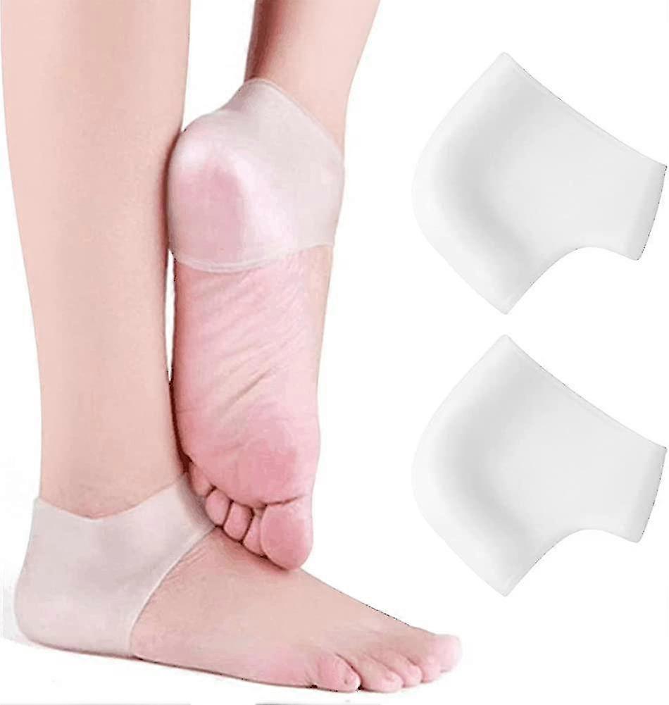 Silicone Heel Protector Sleeve Unisex Moisturizing Heel Protective Pad Heel Cups