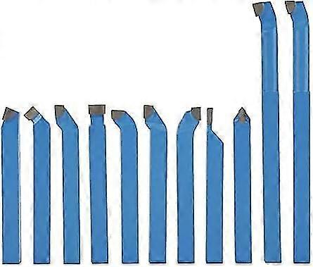11-piece Lathe Tools Set - Carbide Cutting Tools For Metal Lathe