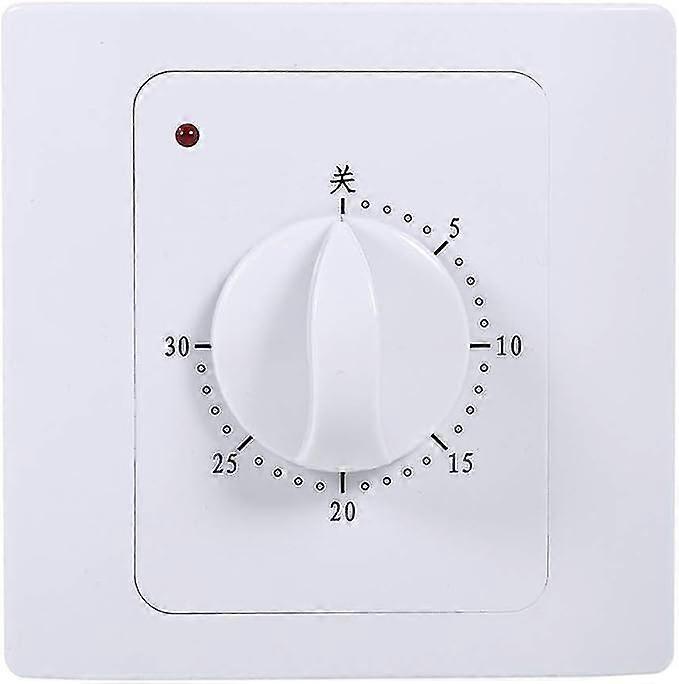 Mechanical Timer Switch, MAGT 220V 10A 30 Min Electric Digital Timer Time Control Switch Intelligent Countdown Timer Switch jkw