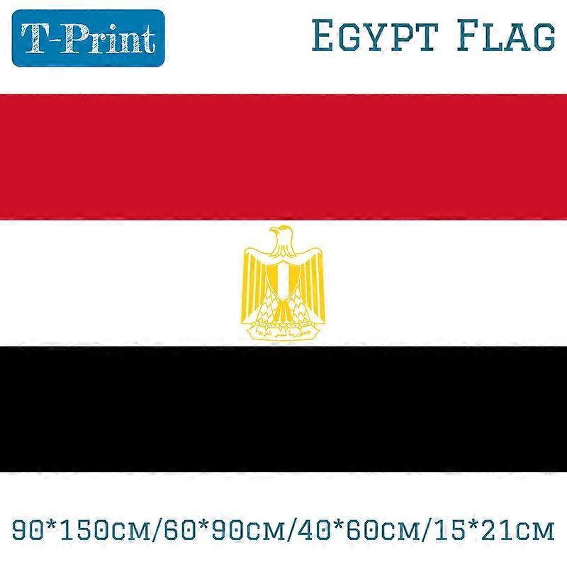 90 * 150 سم / 60 * 90 سم علم مصر الوطني لليوم الوطني / الألعاب الرياضية هدية اجتماع رياضي لافتات معلقة / طباعة أعلام