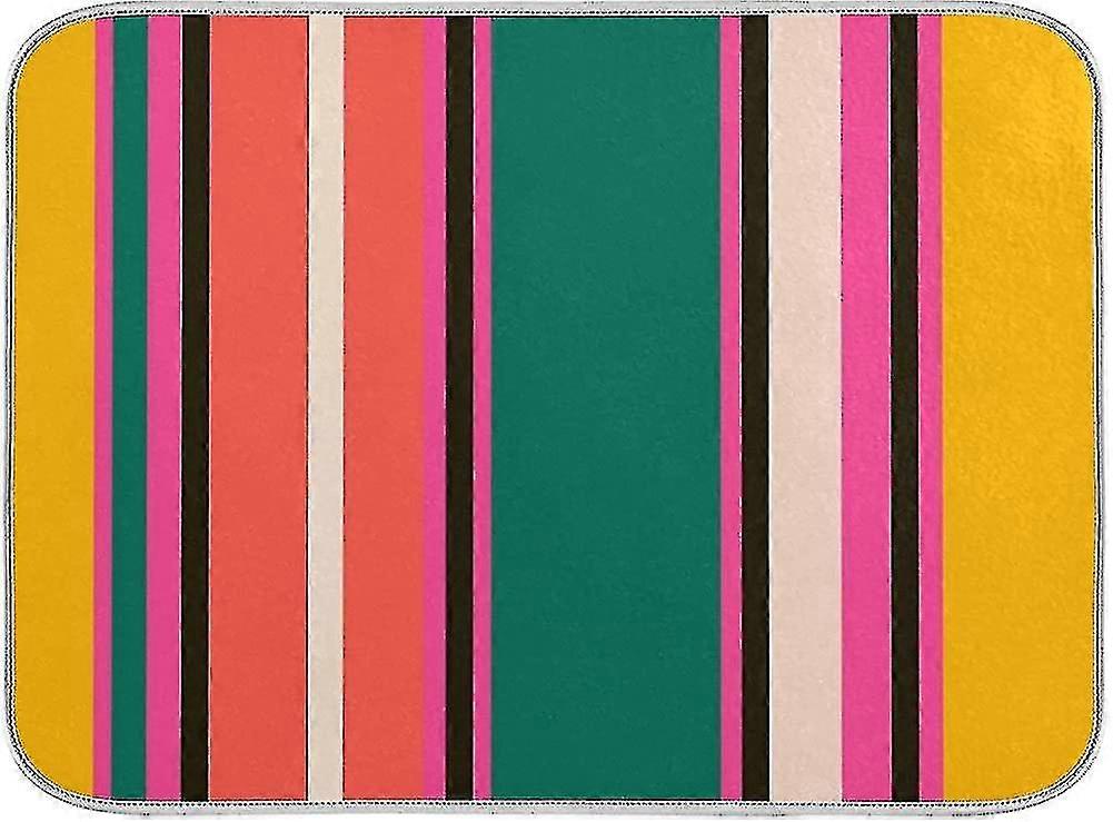 Drip Mat For Kitchen Counter. Absorbent. Reversible. Microfiber. Dish Rack.