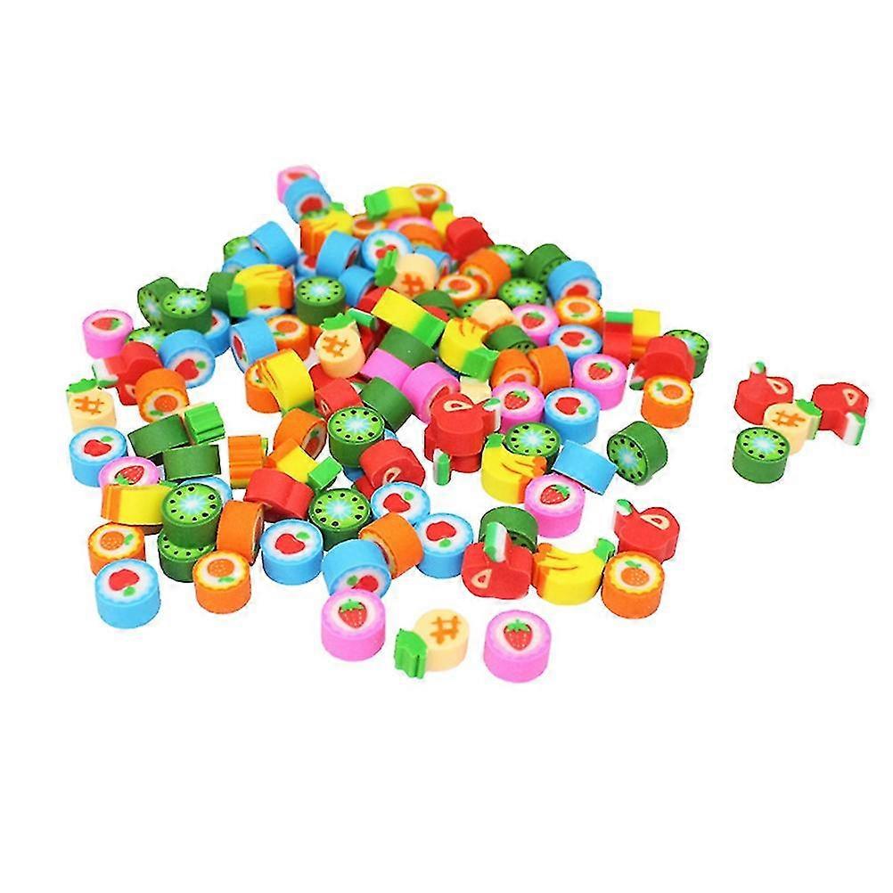 50 Pcs Kids Erasers Fruit Erasers Erasers Kids Pencil Eraser Novelty Erasers