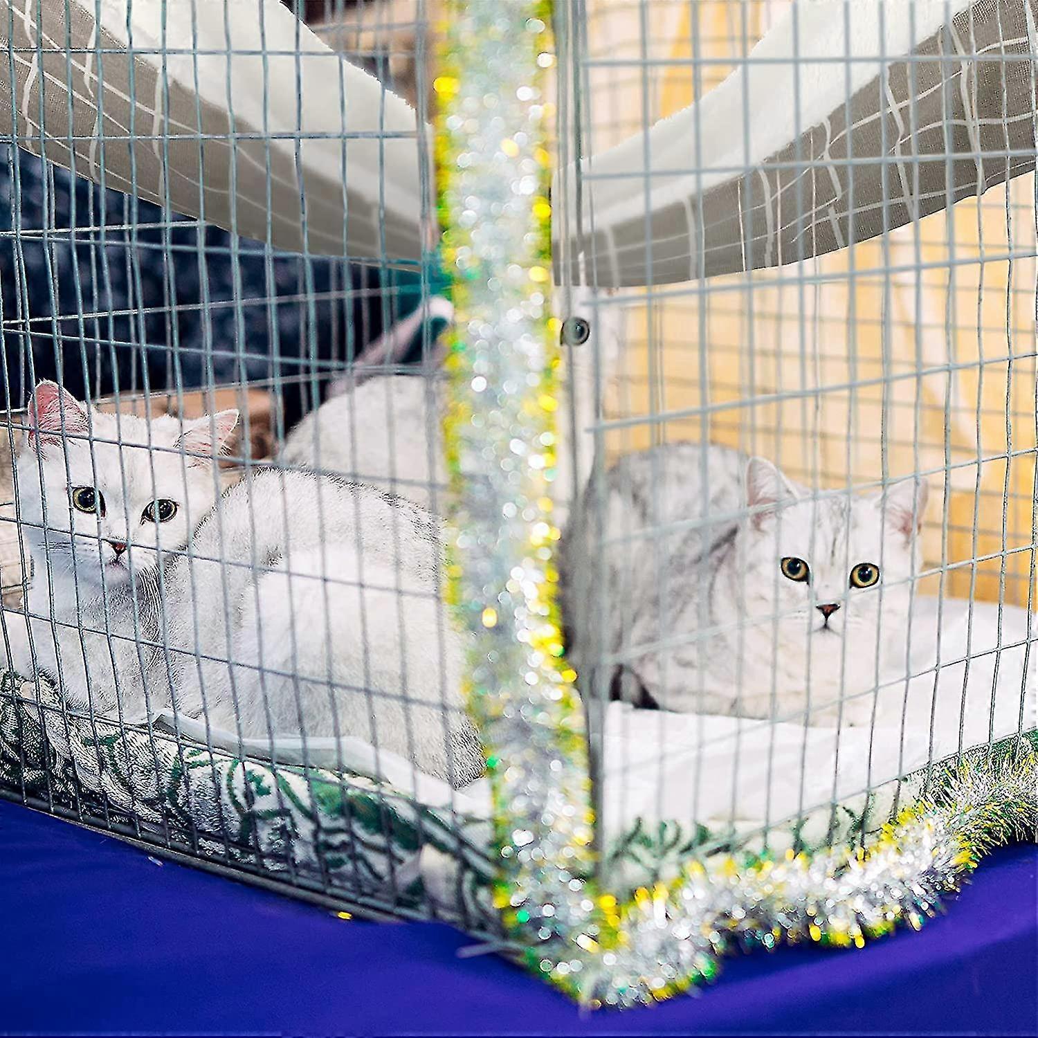 2 Pieces Reversible Cat Hanging Hammock Soft Breathable Pet Cage Hammock