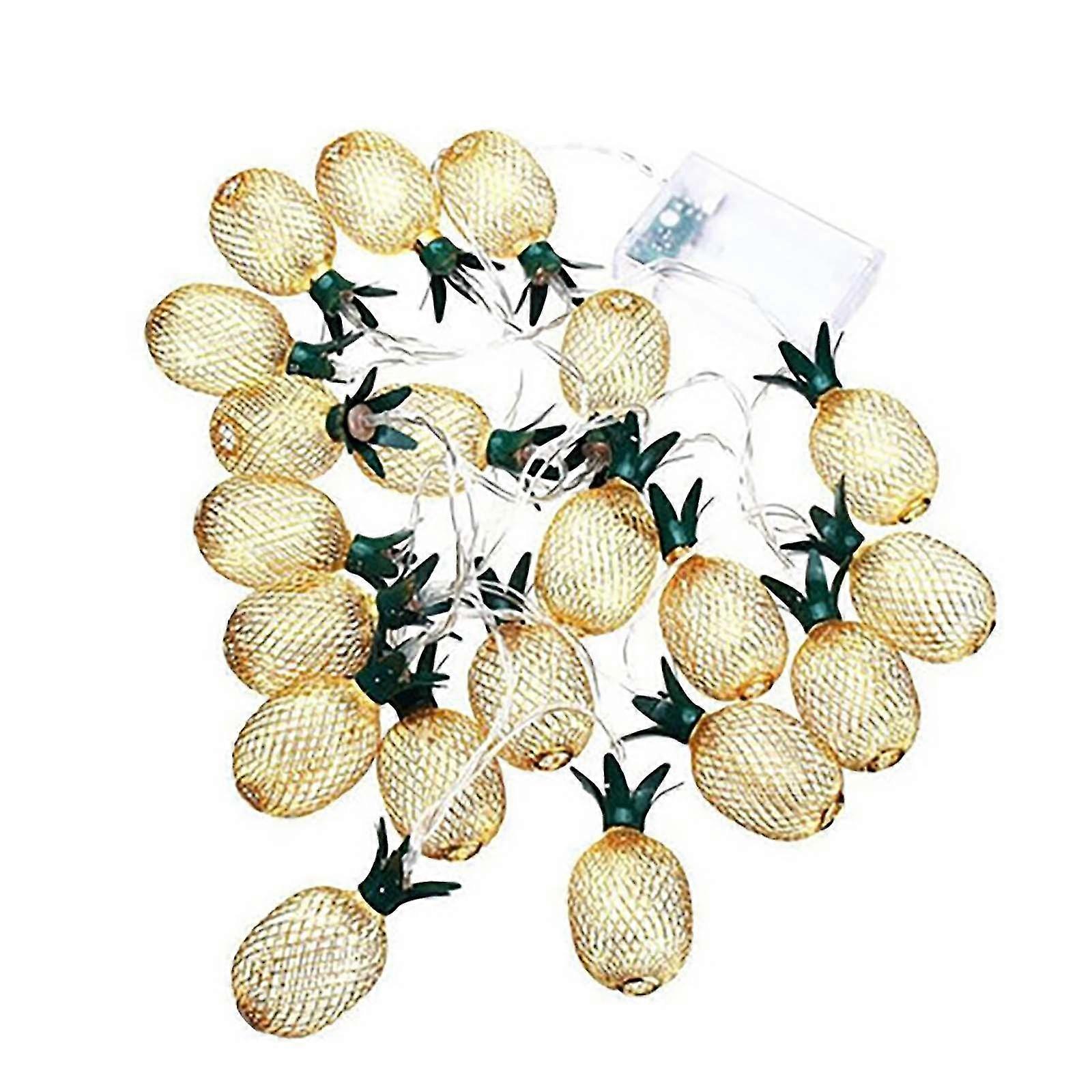 Led Golden Pineapple String Golden Light Led Battery String Light