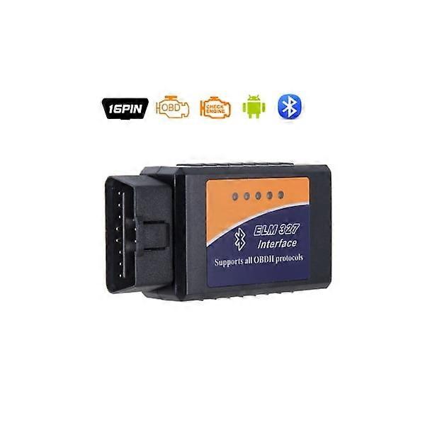 Bluetooth ELM327 / OBD2 Fault Code Reader Diagnostics Black