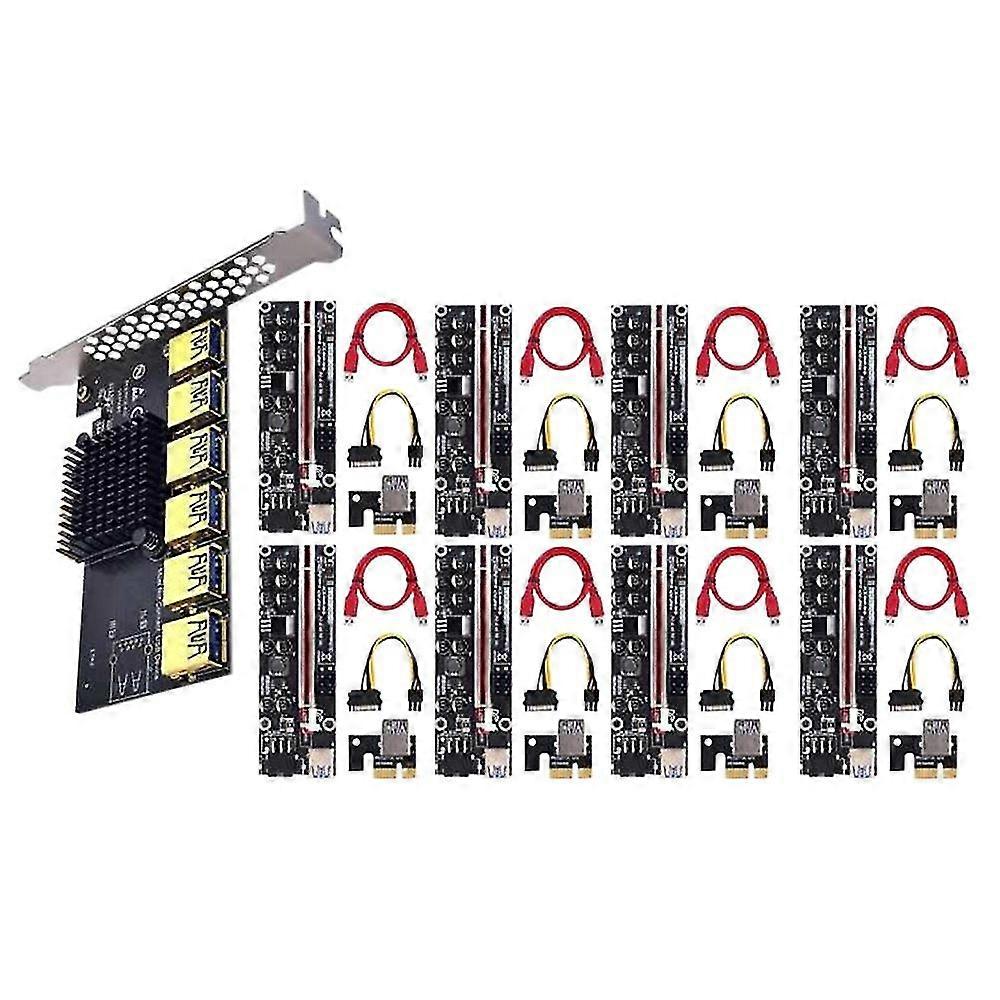 Pci Express Multiplier Pcie 1 To 6 Port Usb 3.0 Hub Pci Express 16x 8x 4x 1x Ver011 Pro Extender Ri