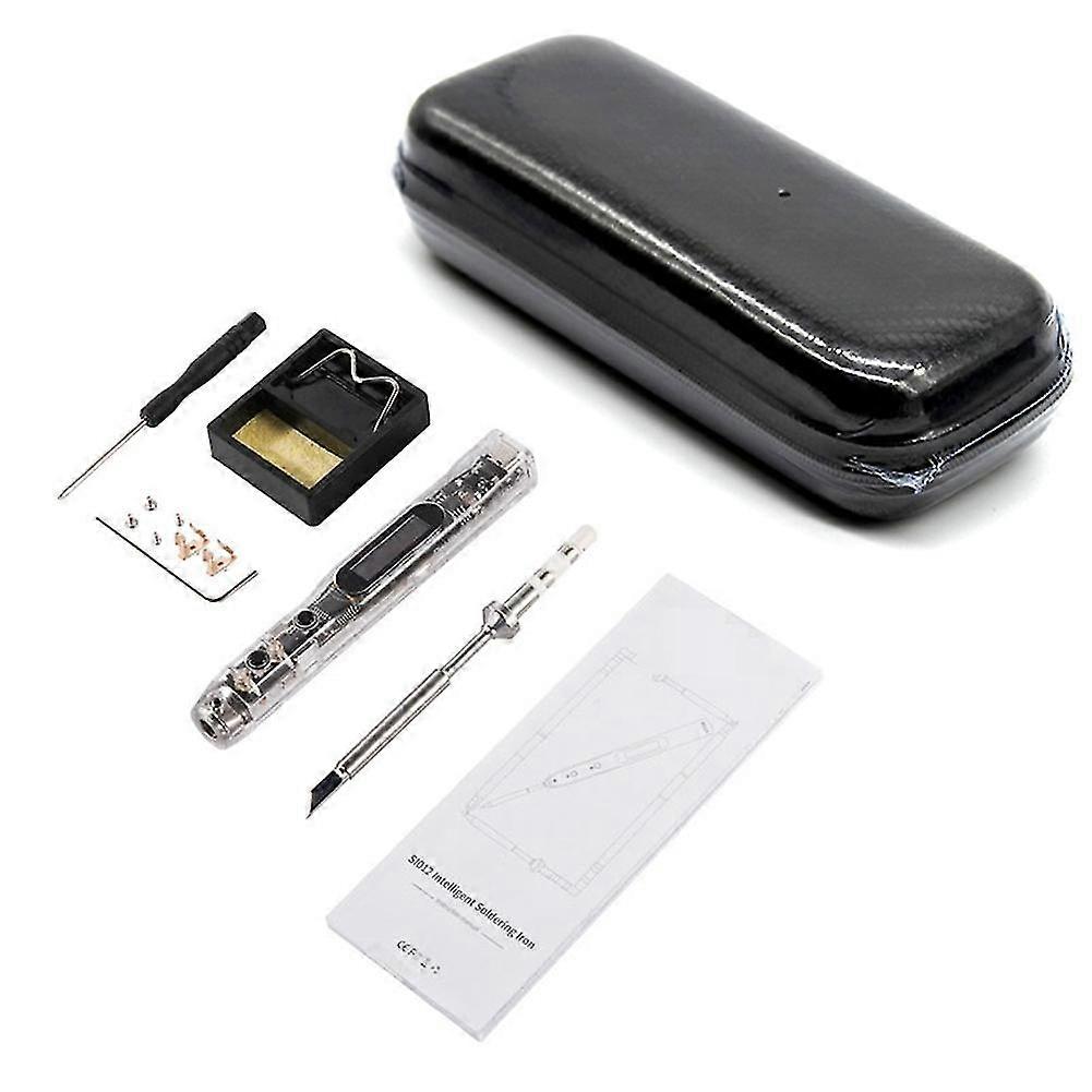 Sio12 (-k) Intelligent Oled Electric Soldering Iron+box 0-450 Adjustable Temperature Built-in Buzz