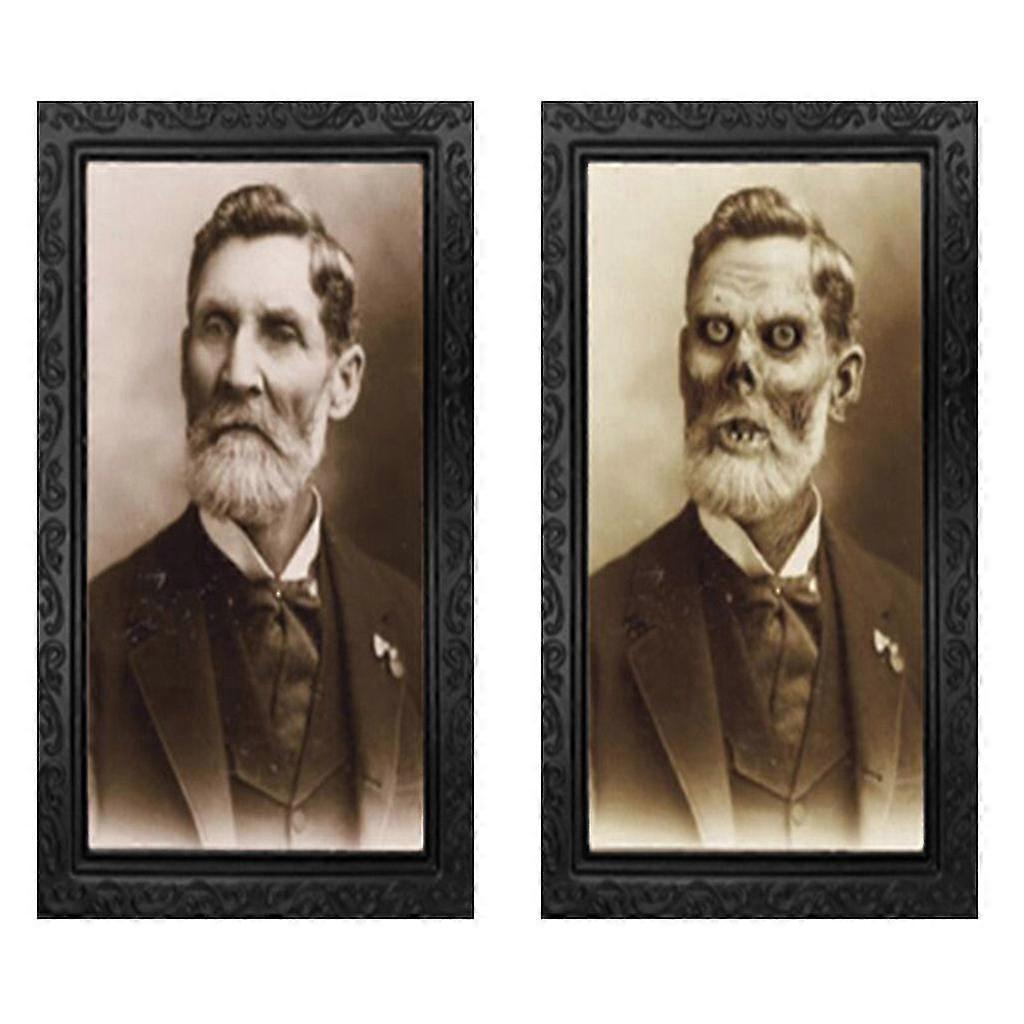 الرعب صورة الإطار عدسي 3D تغيير الوجه صور مخيفة مسكون مخيف