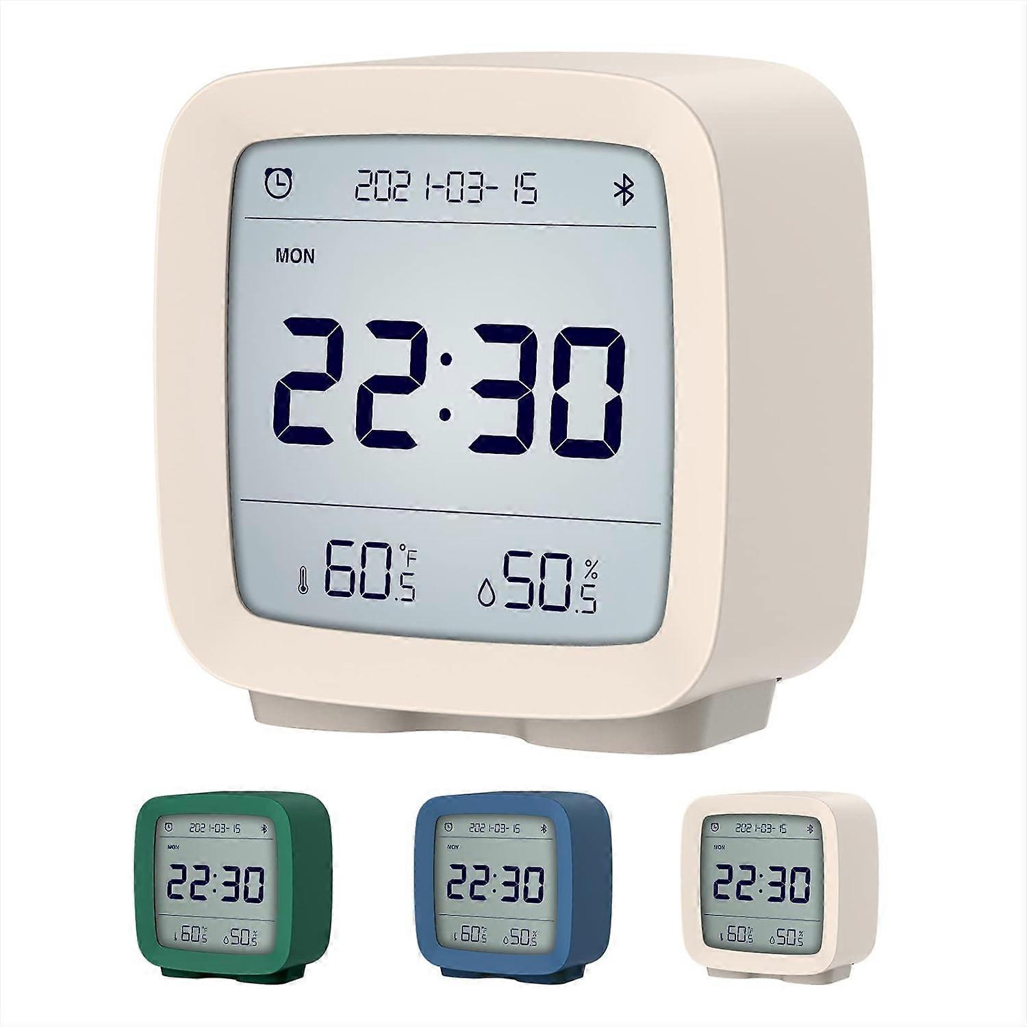 Bluetooth Alarm Clock, Smart Digital App Controlled Clock with Da
