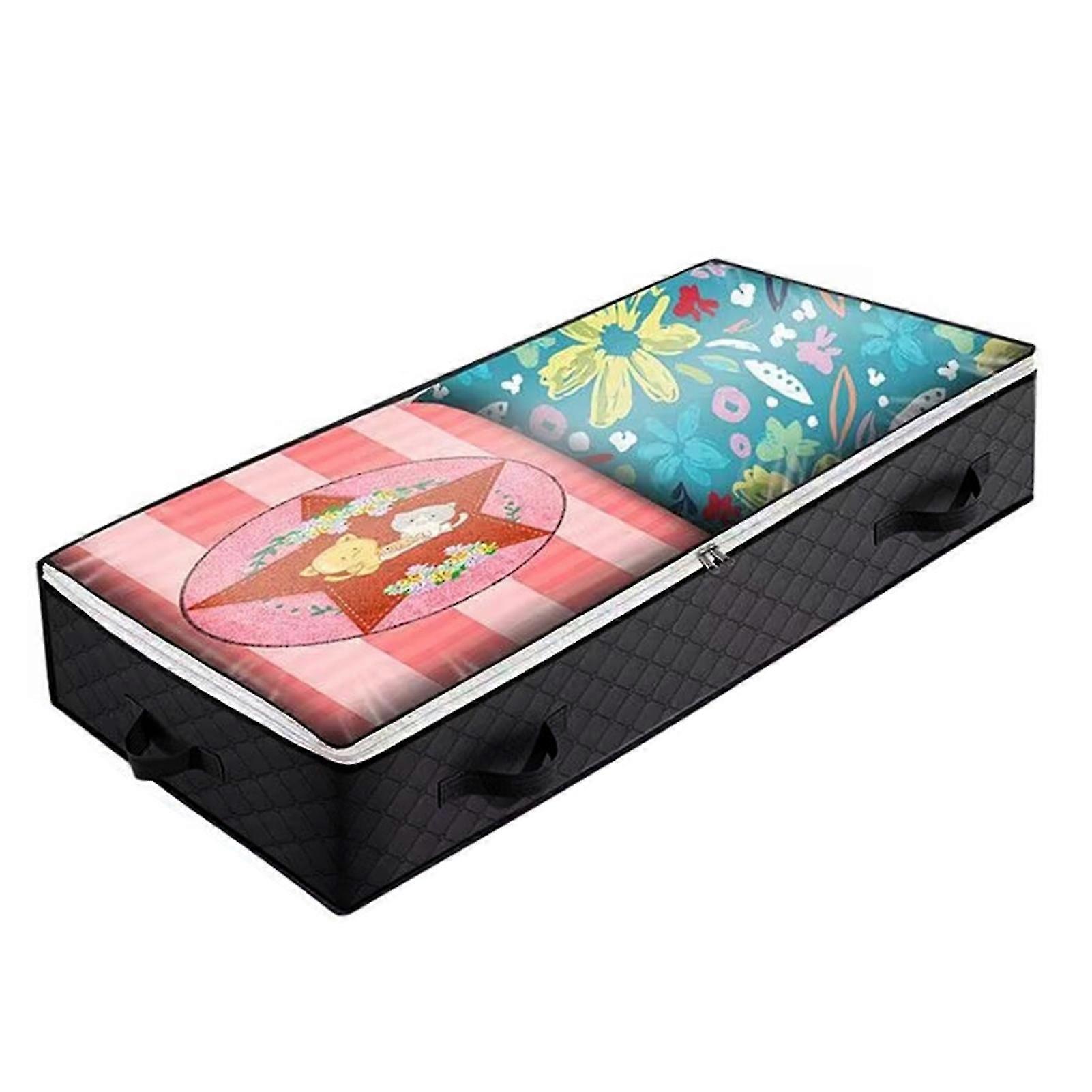 Handhållen förstärkt underbäddsorganisatör Förvaringsväska med hög kapacitet för babykläder duntäcke