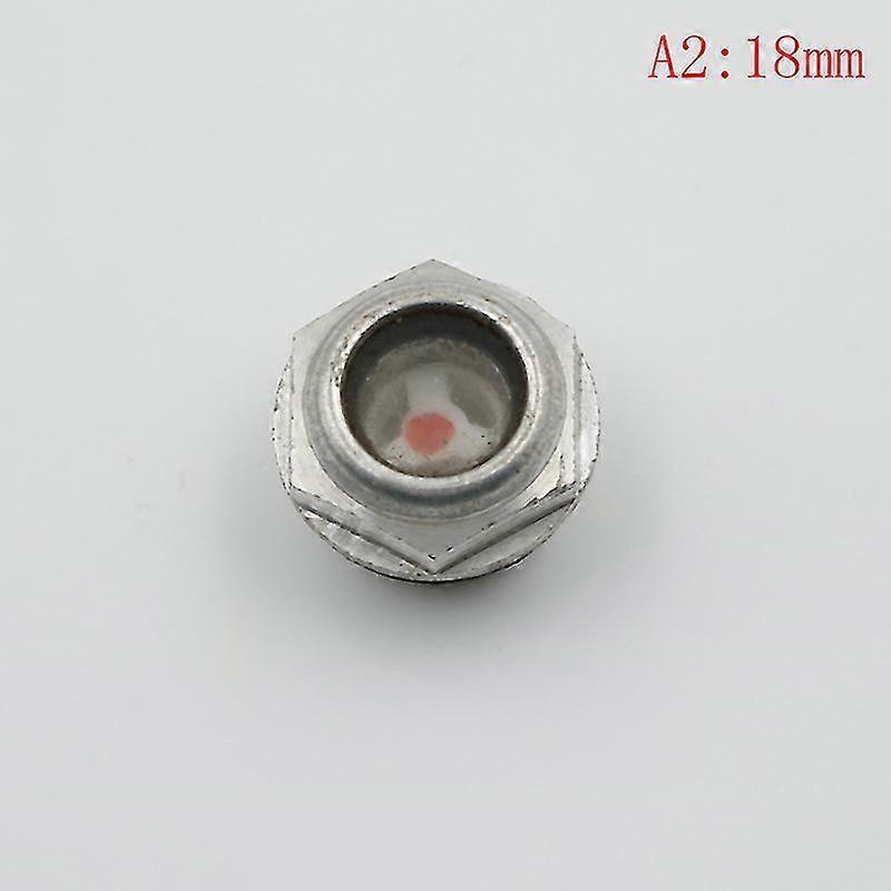 16mm-48mm ذكر الخيوط المعدنية ضاغط الهواء مستوى النفط البصر الزجاج