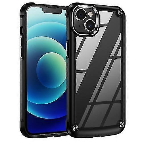 Compatible with Iphone 15 Tpu + Pc Lens Protection Mobile Phone Case