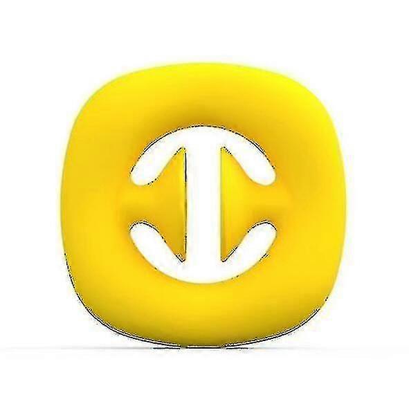 Silicone Gripper Exercise Arm Muscle Training Decompression Grip Ringyellow