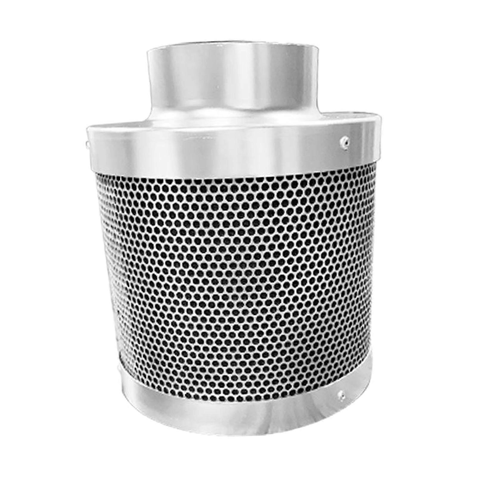 Luchtkoolstoffilter voor inline ventilator Voorfilter RVS 4 inch