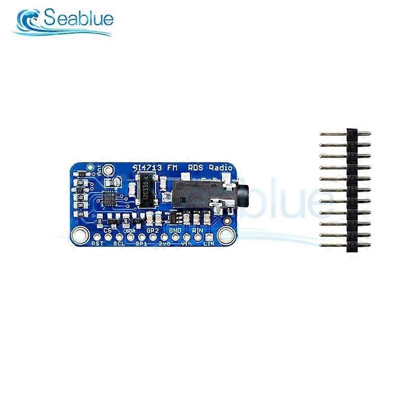 SI4713 Stereo FM Transmitter Left And Right Channel Input LED Indication With Regulator Interface